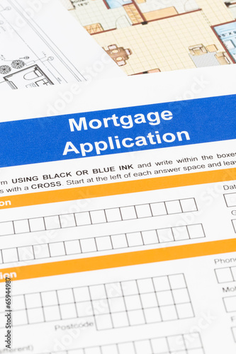 Mortgage application with drawing