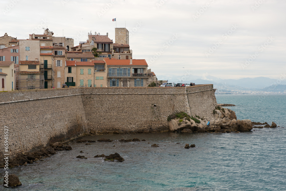 Fototapeta premium The fortified Village of Antibes