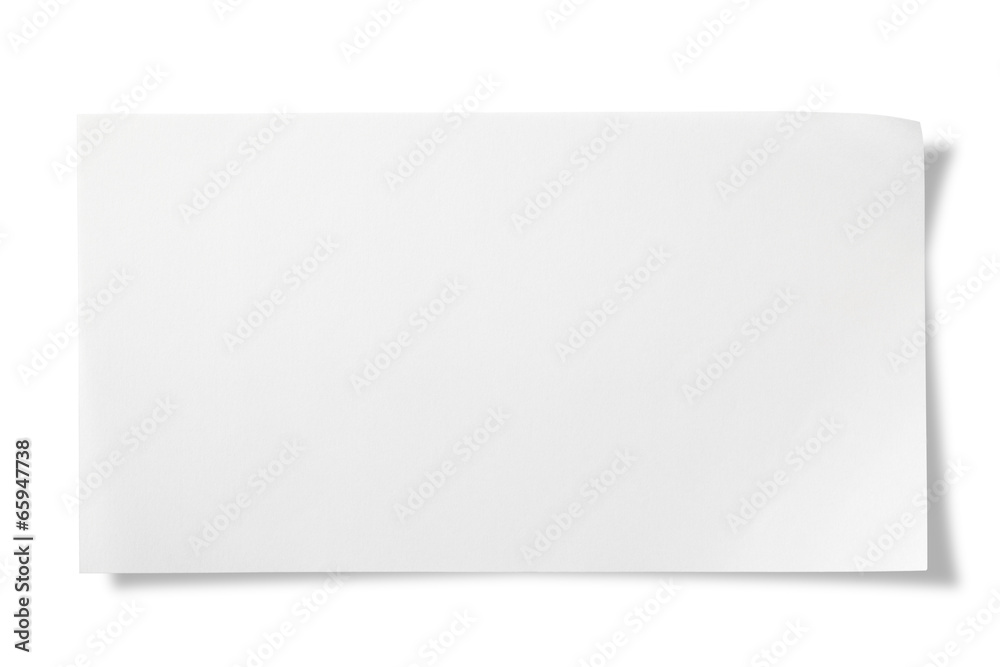 Post-it Note , Isolated on white with clipping path - obrazy, fototapety, plakaty 