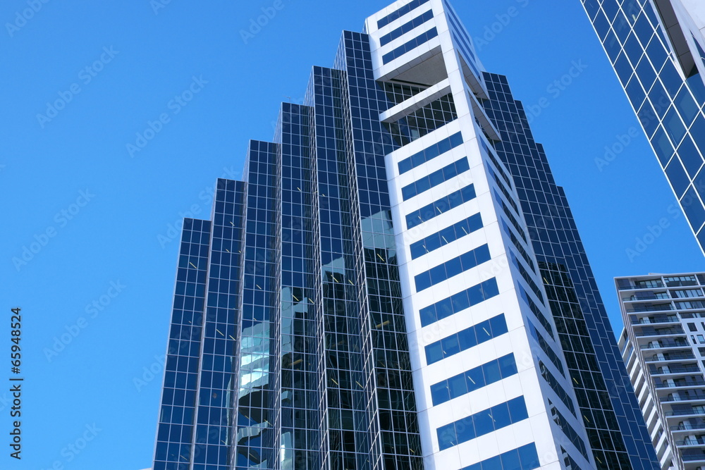 Exterior facade skyscraper office building Australia