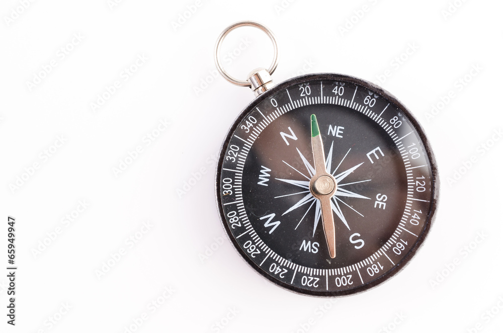 Compass isolated on white background