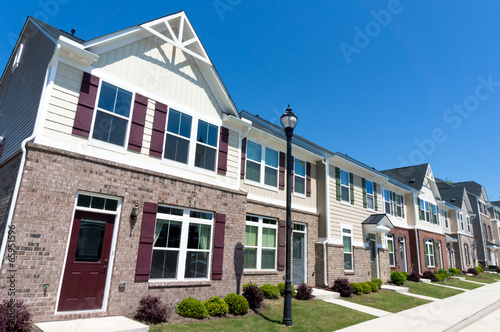 Row of town homes