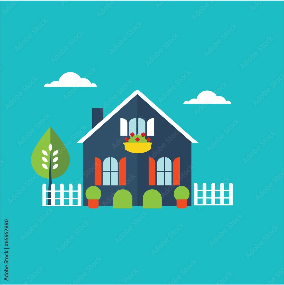 house home illustration