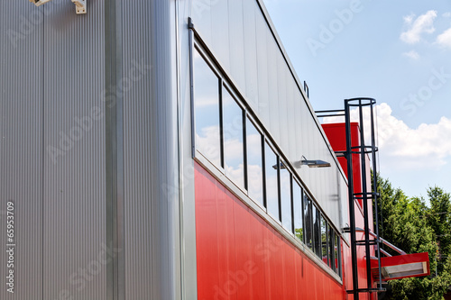 Obraz na płótnie aluminum facade and alubond panels w salonie