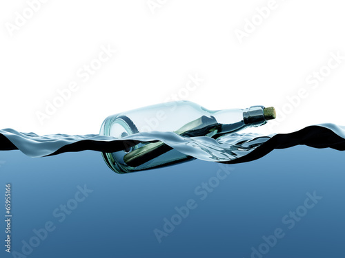 Tableau sur toile Message in a Bottle