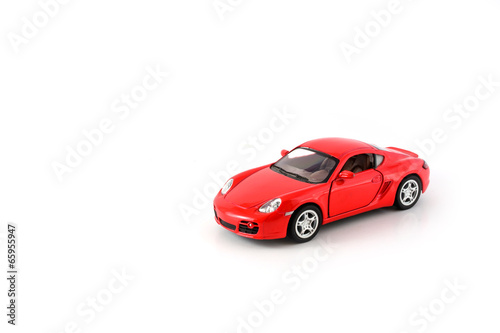 red toy car © Kittiphan
