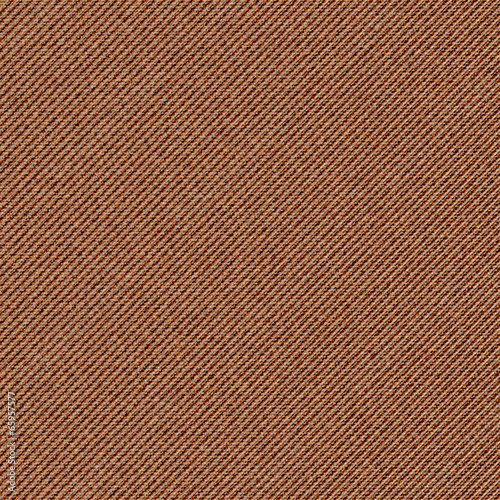 Seamless texture of brown denim diagonal hem
