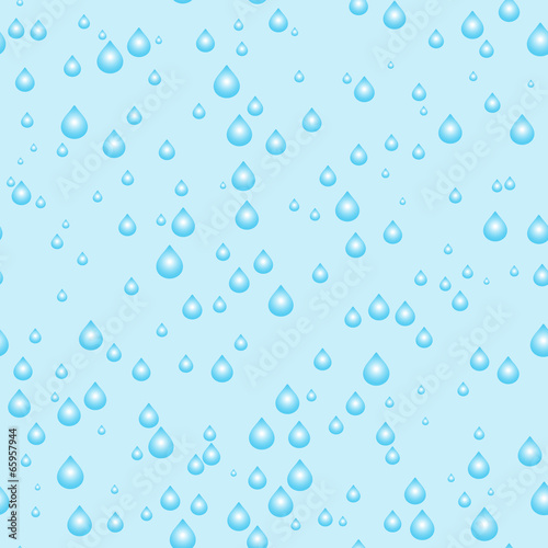 blue water drops, seamless background