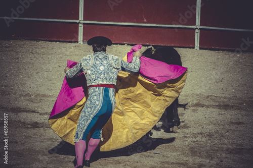 pain, bullfight, traditional Spanish party where a matador fight