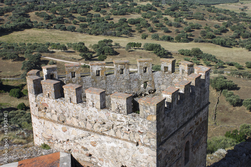 Obraz na płótnie Castillo en ruinas w salonie