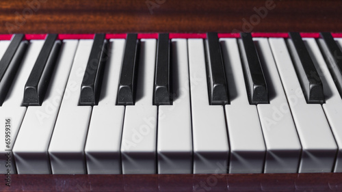 Obraz na płótnie Piano w salonie