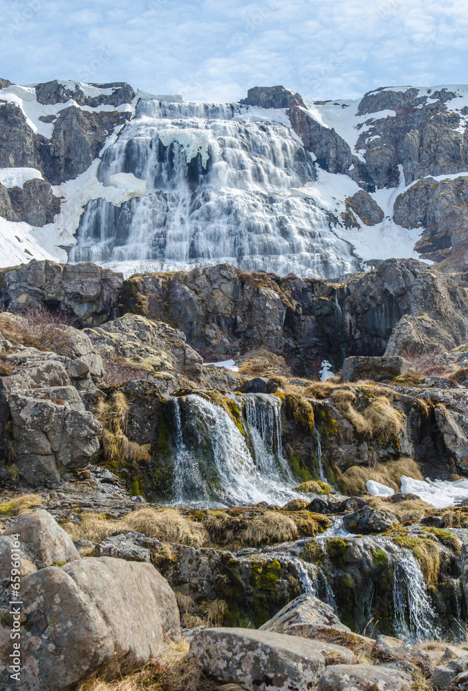 Dynjandi waterfall in Iceland Dynjandi waterfall in Iceland