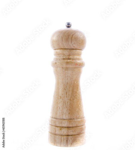 peppermill on white background