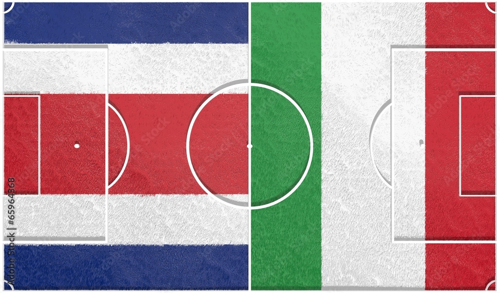costa rico vs italy group d 2014, football field 