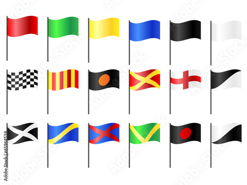 Motor Racing Flags