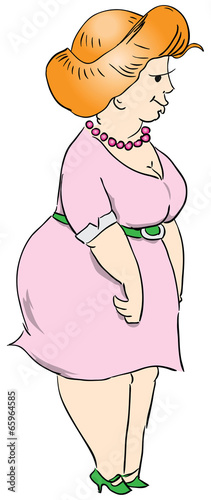 Fat woman