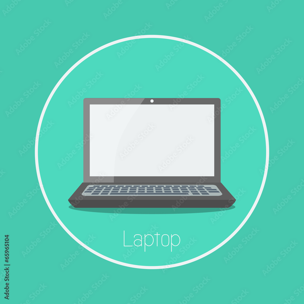Laptop : Vector Laptop : Vector