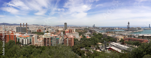 Barcelona, Spain, Europe (wide, high quality panorama) © Guido Amrein