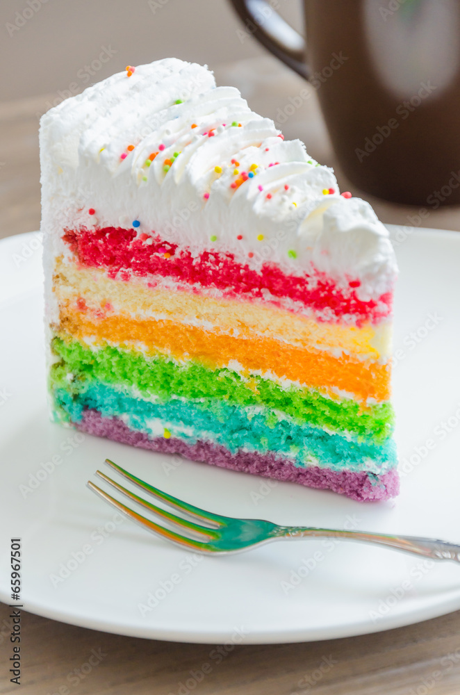 Rainbow cakes Rainbow cakes
