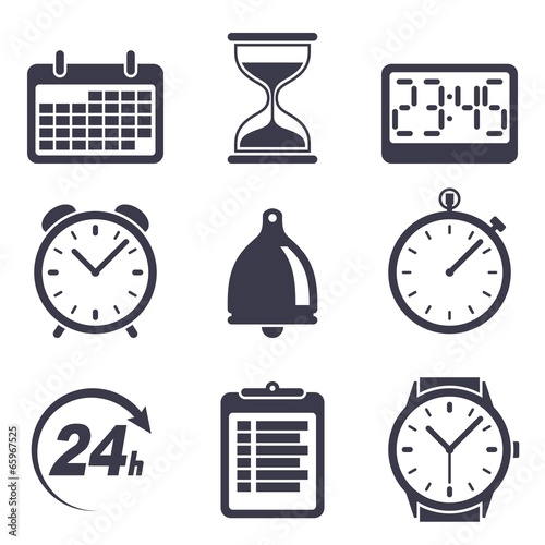 Time icons
