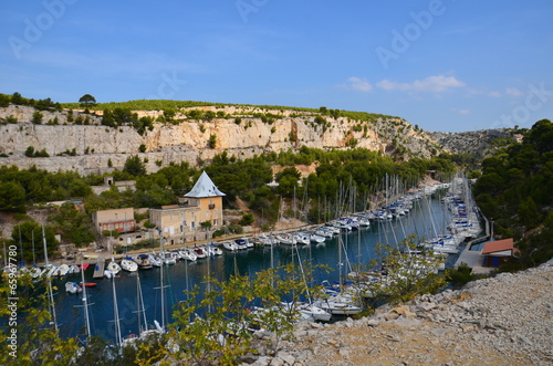 calanque de port-miou . cassis, marseille photo