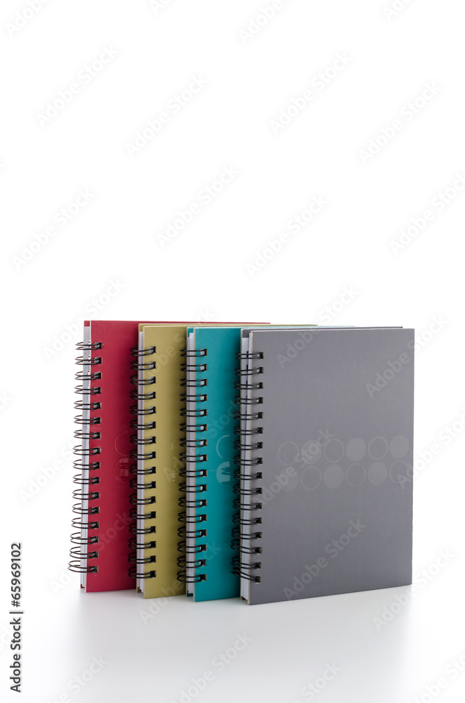 Naklejka premium Notebook isolated on white