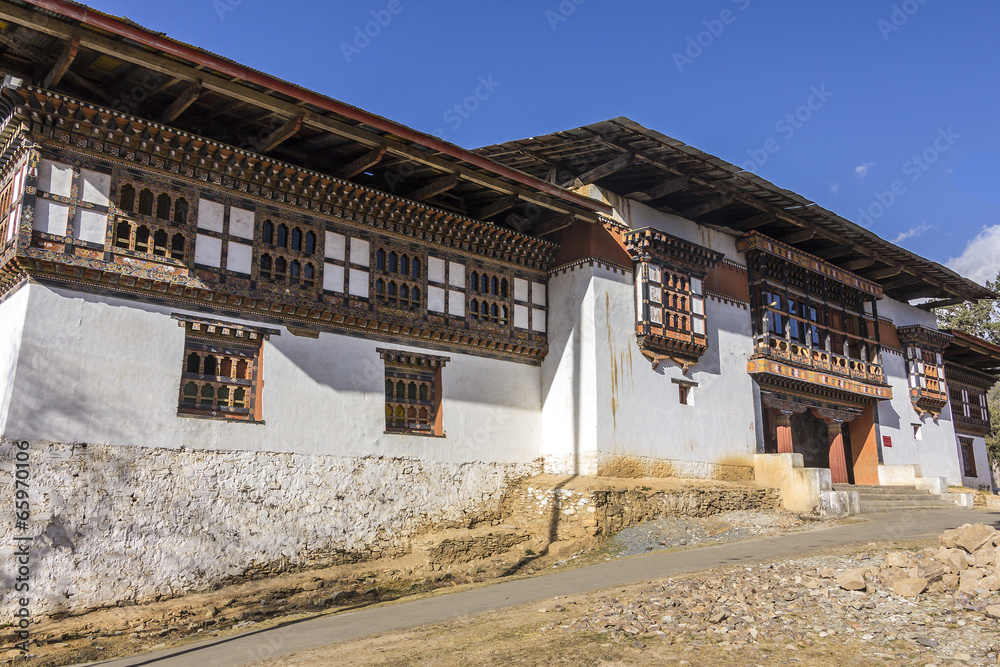 Obraz premium gangtey monastery