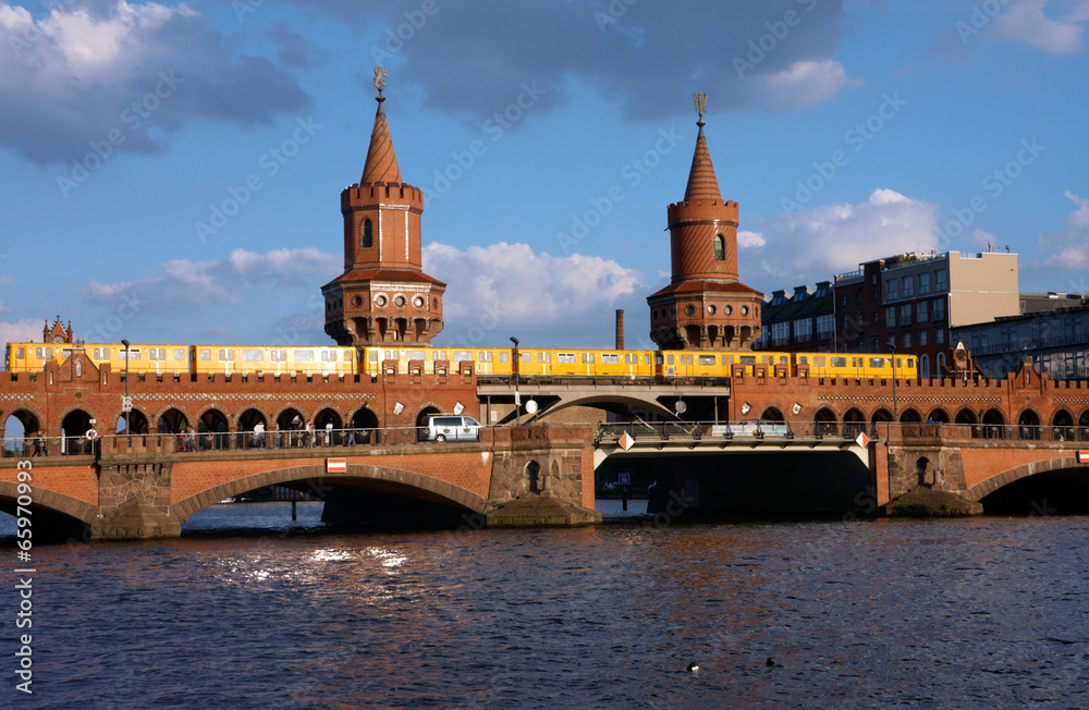 View of a bridge in Berlin