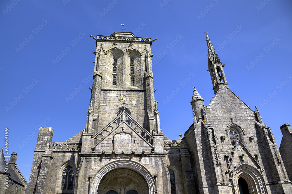 Fototapeta premium Cathedral of Locronan. France
