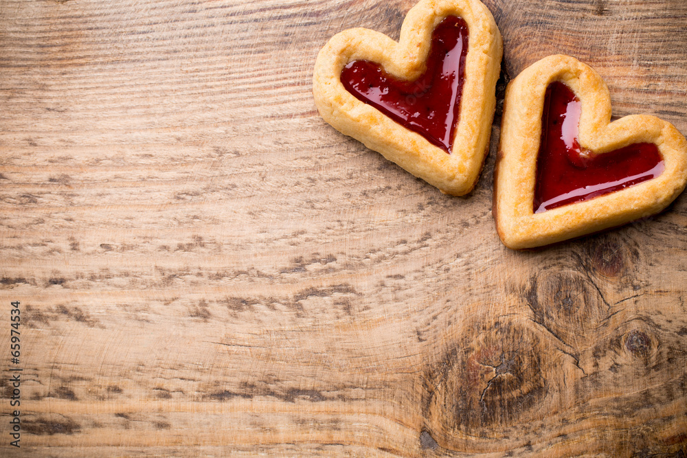 Heart cookies. Heart cookies.