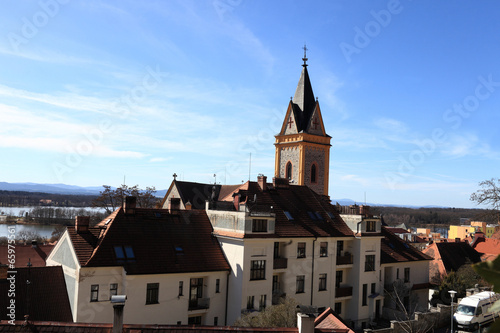 Tower of church Saint Jan Nepomuk