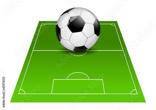 Fußball Spielfeld