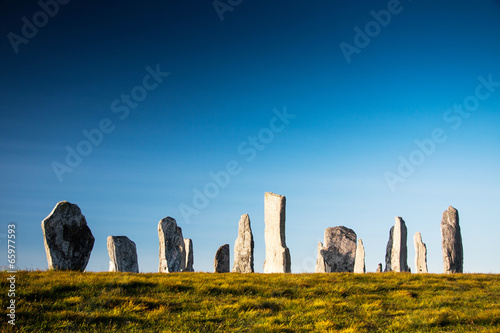 standing stones at callinish on the island lewis, scotland, UK photo