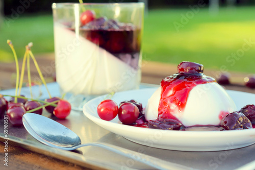 Quadro em tela Panna cotta