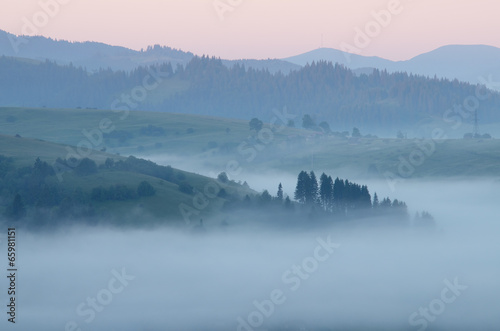 Fog in the hills