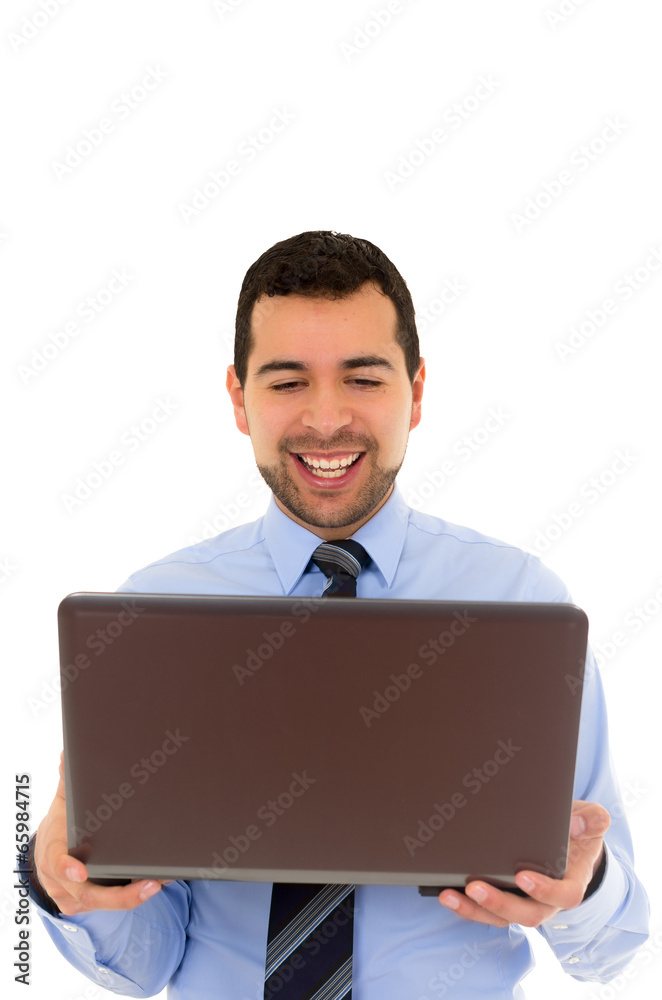 Office Man with laptop