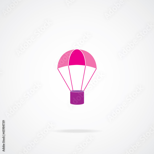 Isolated parachute Icon. EPS-10.