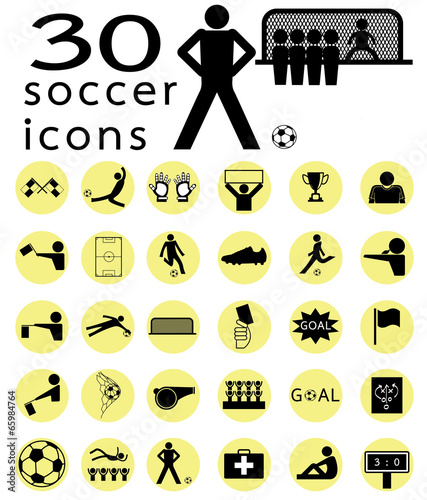 Soccer Icons set