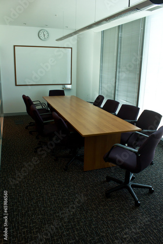 business meeting room in office building