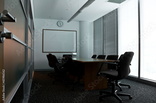 business meeting room in office building