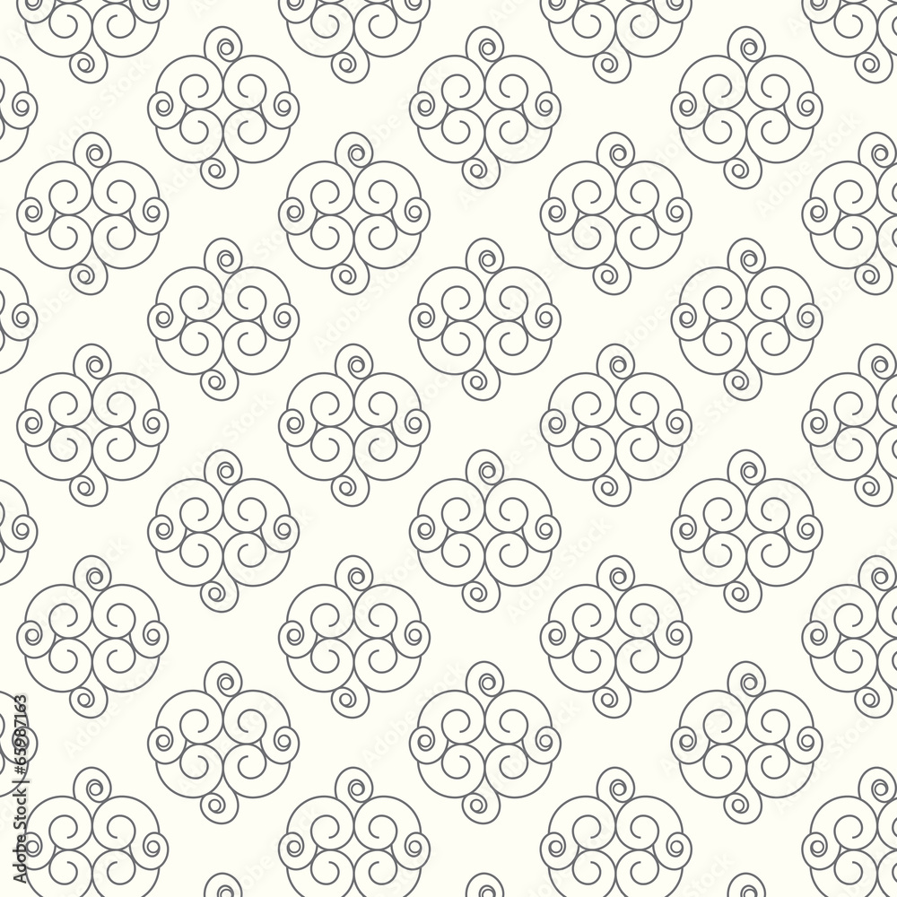 Seamless vector lines with curve pattern background Seamless vector lines with curve pattern background