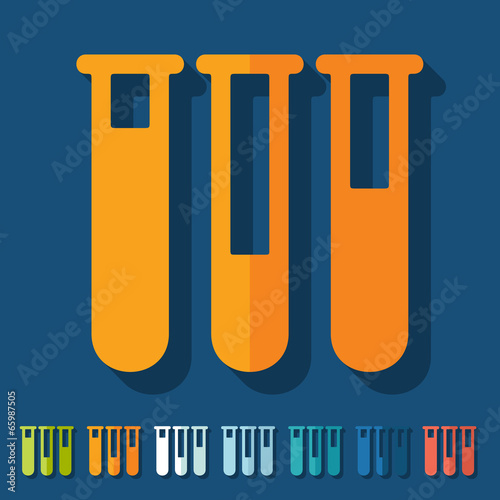 Flat design: tube
