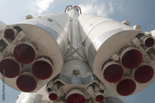 Gagarin spaceship model in Moscow