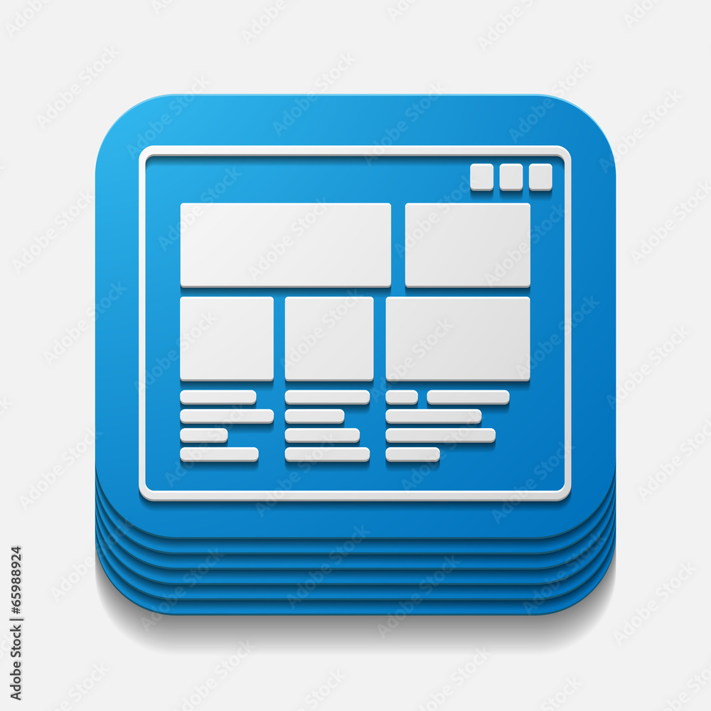 square button: interface