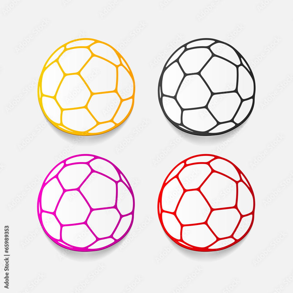 realistic design element: ball realistic design element: ball