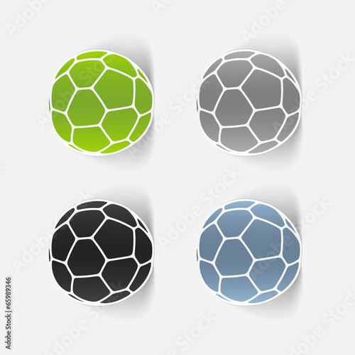 realistic design element: ball