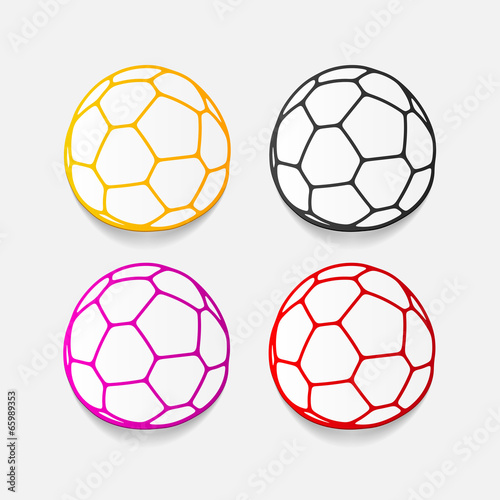 realistic design element  ball