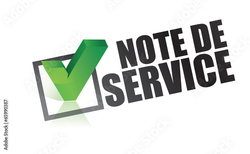 note de service