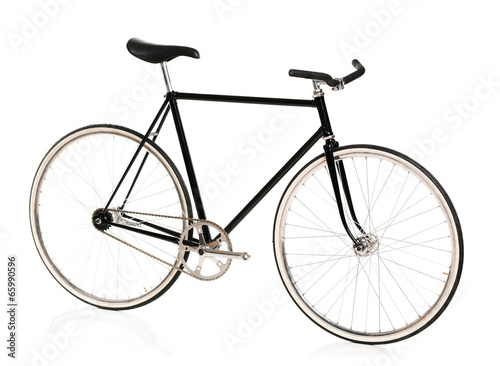 Bicycle isolated on white background