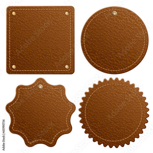 Leather label